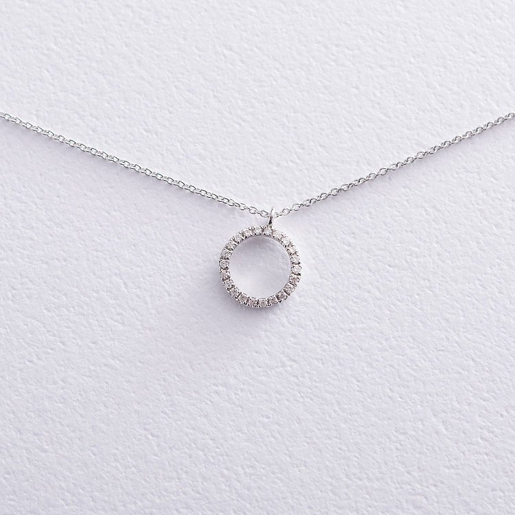 Золоте кольє з діамантами колб0053gch від ювелірного магазину Онікс