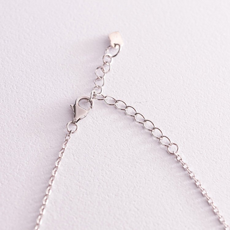 Серебряный браслет "Клевер" (оникс) 141037 от ювелирного магазина Оникс - 2