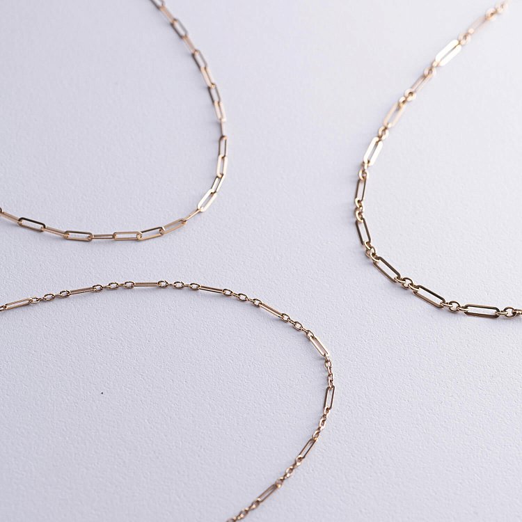 Кольє - ланцюжок у жовтому золоті кол02386 від ювелірного магазину Онікс - 2