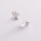 Золоті сережки "Метелики" (сапфір, діамант) сб0250sth от ювелирного магазина Оникс - 2
