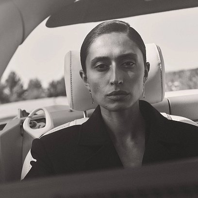 Срібні сережки - пусети "Ідея" 122742 №11