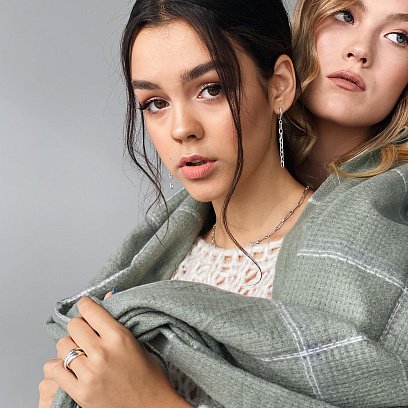 Серебряное кольцо "Круговорот" (тройное) 112554 №9