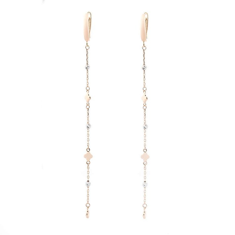 Золоті сережки "Конюшина" с05550 від ювелірного магазину Онікс