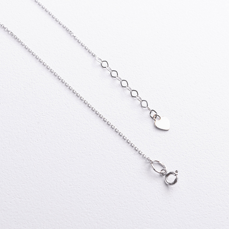 Подвійне золоте кольє "Хлоя" з фіанітом кол02052 від ювелірного магазину Онікс - 3