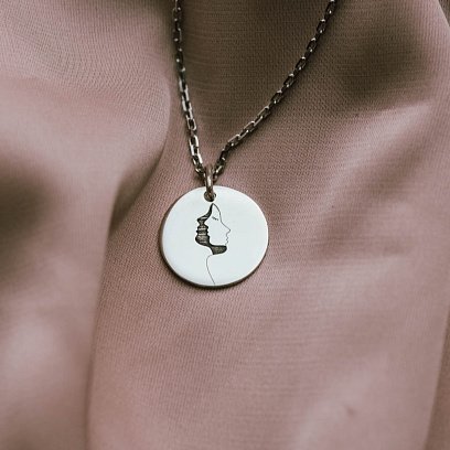 Срібний кулон "Наша дуальність" 132724кул №9