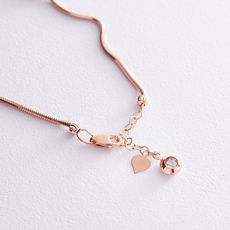 Браслет "Кульки" у червоному золоті б05121 від ювелірного магазину Онікс - 4