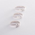 Серебряное кольцо "Твоя история" для гравировки 112283 от ювелирного магазина Оникс - 1