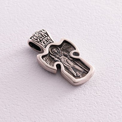 Серебряный православный крест 13758 №5