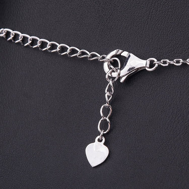 Ексклюзивне срібне кольє з фіанітами 18235 від ювелірного магазину Онікс - 3