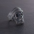Серебряное кольцо "Череп" 112689 от ювелирного магазина Оникс - 4
