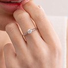 Помолвочное золотое кольцо с бриллиантом 24621121 от ювелирного магазина Оникс - 4