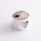 Широкое кольцо "С Украиной в сердце" в серебре 112206укр от ювелирного магазина Оникс - 10