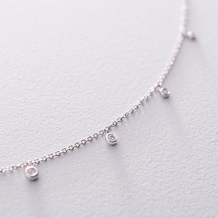 Золотое колье с бриллиантами колб0038ca от ювелирного магазина Оникс - 2