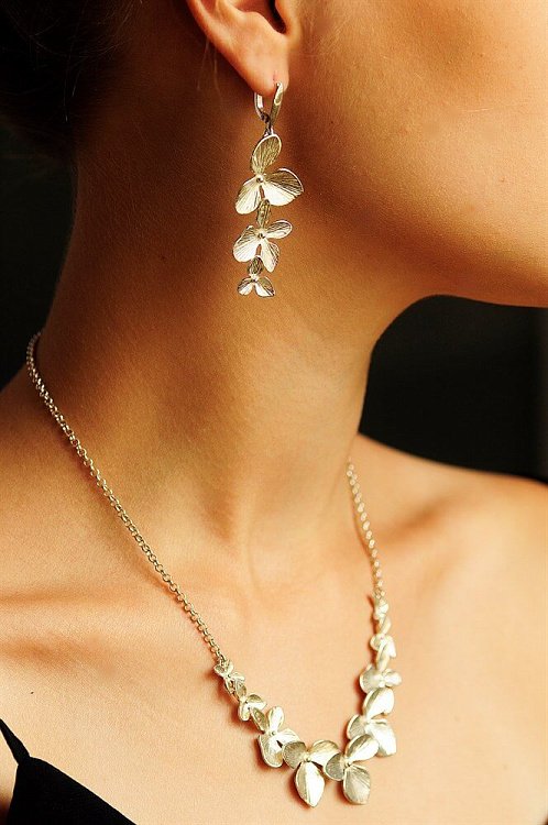 Сережки "Конюшина" 12056 від ювелірного магазину Онікс - 7