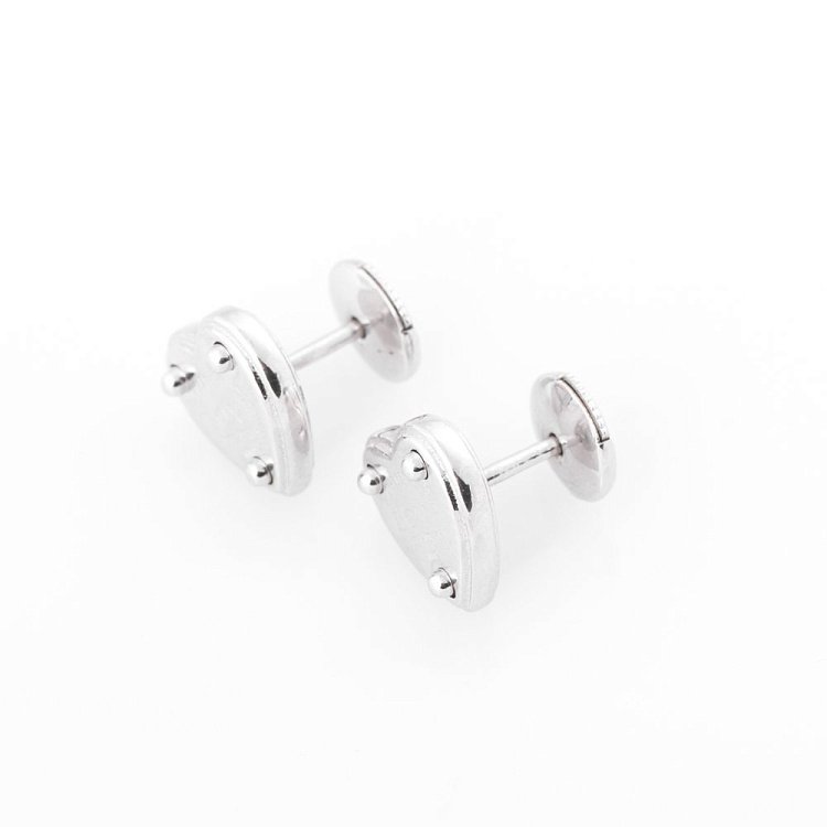 Срібні сережки-сердечка 122065 від ювелірного магазину Онікс - 2