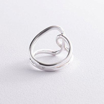 Кольцо "Мэдисон" в серебре 112696 №12