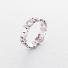 Серебряное кольцо "Amor" с фианитами 112223 от ювелирного магазина Оникс - 2