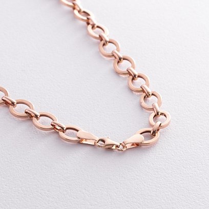 Колье "Пантера" в красном золоте (фианиты) кол02441 №7