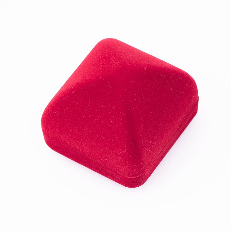 Футляр для украшений красный сф3022 от ювелирного магазина Оникс