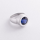 Золотое кольцо "Emily" с сапфиром к212с от ювелирного магазина Оникс - 2