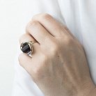 Эксклюзивное кольцо с фианитами к03264 от ювелирного магазина Оникс