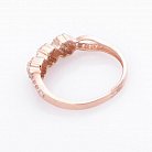Золотое кольцо с фианитами к05005 от ювелирного магазина Оникс - 1