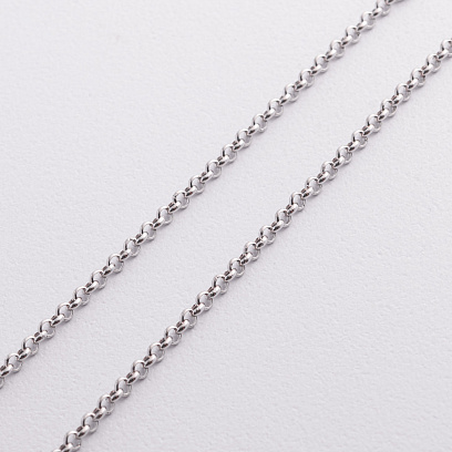 Цепочка Ролло в белом золоте ц00362-2 №2