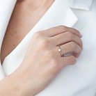 Помолвочное кольцо в красном золоте (бриллиант) кб0232 от ювелирного магазина Оникс - 1