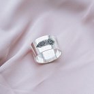 Серебряное кольцо с гравировкой "Перышко" 112143пер от ювелирного магазина Оникс - 2