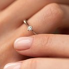 Помолвочное кольцо в белом золоте (бриллиант) кб0272 от ювелирного магазина Оникс - 3