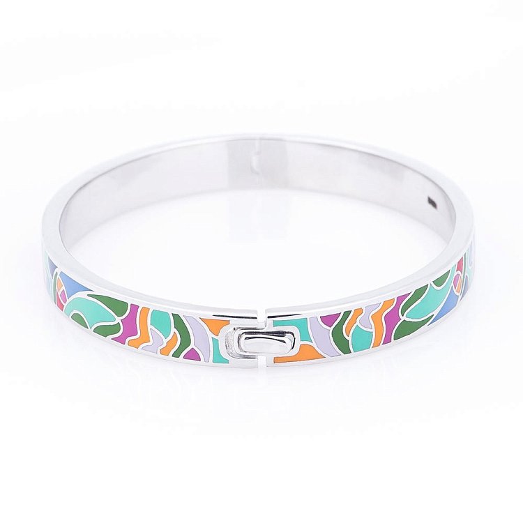 Срібний браслет з емаллю 141187 від ювелірного магазину Онікс - 2