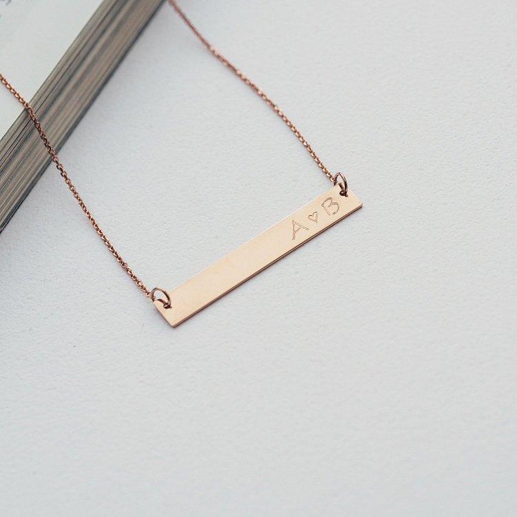 Золоте кольє для гравіювання "Реальне кохання" кол01368л від ювелірного магазину Онікс - 4