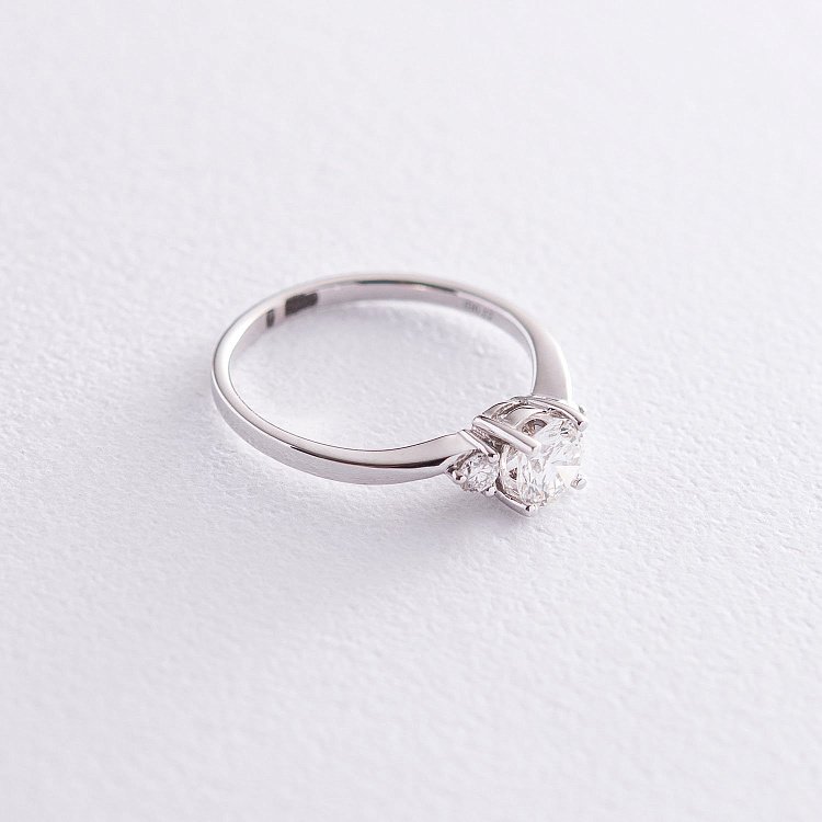 Золотое кольцо с бриллиантами кб0313lg от ювелирного магазина Оникс - 2