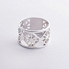 Широкое серебряное кольцо "Дженна" 112694 от ювелирного магазина Оникс - 10