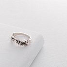 Серебряное кольцо "Ветки" (чернение) 112195 от ювелирного магазина Оникс - 2