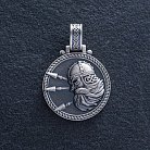 Срібний кулон "Воїн" з чорнінням 292 от ювелирного магазина Оникс