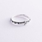Срібний перстень "Розарій" (чорніння) 11812 от ювелирного магазина Оникс