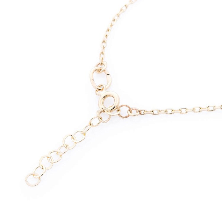 Золотое колье с девочками (фианит) кол01006 от ювелирного магазина Оникс - 2