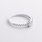 Помолвочное золотое кольцо с бриллиантами кб0688ri от ювелирного магазина Оникс - 1