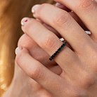 Золотое кольцо с черными бриллиантами кб0489gl от ювелирного магазина Оникс - 3