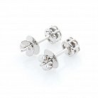 Золоті сережки-пусети з діамантами сб0107gl от ювелирного магазина Оникс - 2