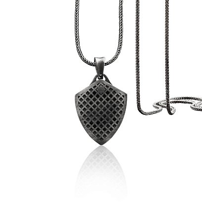 Серебряный кулон "Скандинавский Медведь Гризли" 133194 №5