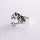 Серебряное кольцо "Тигр" с фианитами 11213 от ювелирного магазина Оникс
