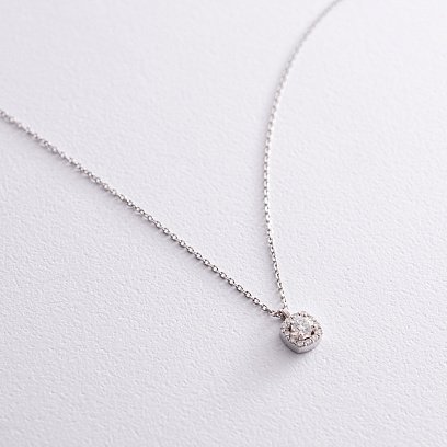 Золоте кольє з діамантами 17921121 №3