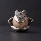 Серебряная фигура "Лягушка" ручной работы 23141 от ювелирного магазина Оникс - 1