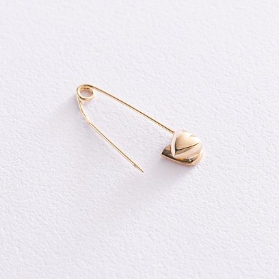Золота шпилька "Сердечко" зак00314