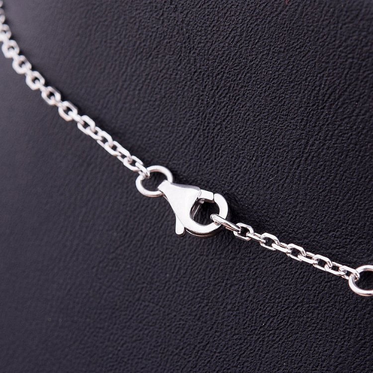 Срібне кольє з фіанітами 18199 від ювелірного магазину Онікс - 2