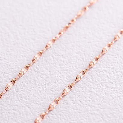 Ланцюжок в червоному золоті ц00487 №3