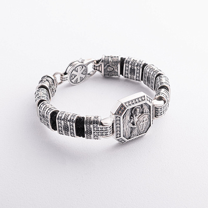 Серебряный браслет "Архангел Михаил" 1911 №4