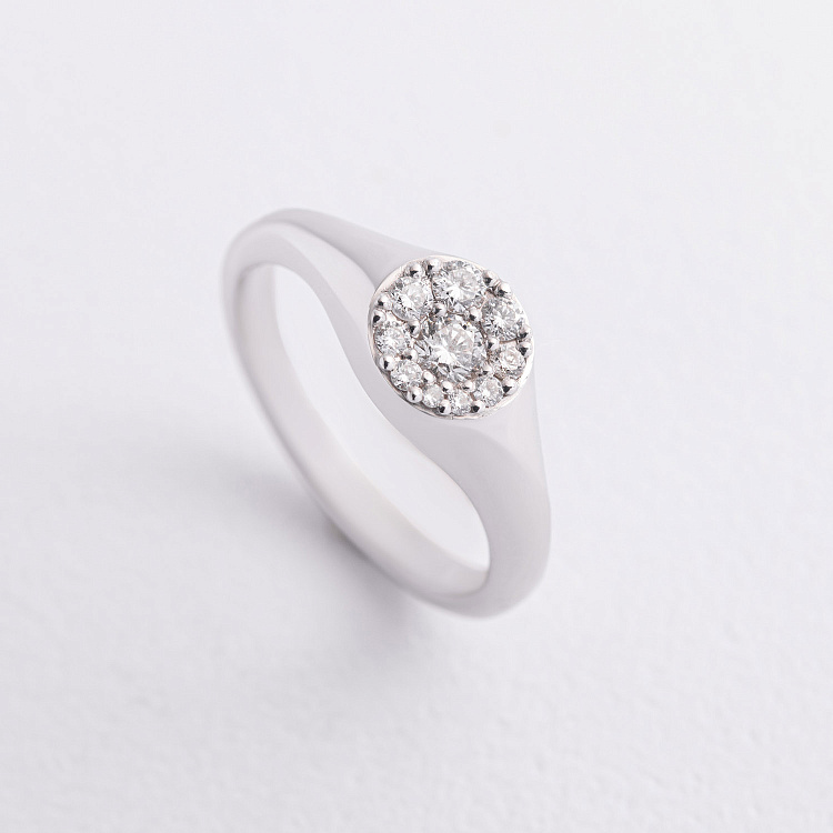 Золота каблучка з ﻿діамантами 244741121 від ювелірного магазину Онікс